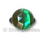 Round Birthstone Crystal Emerald May Charm